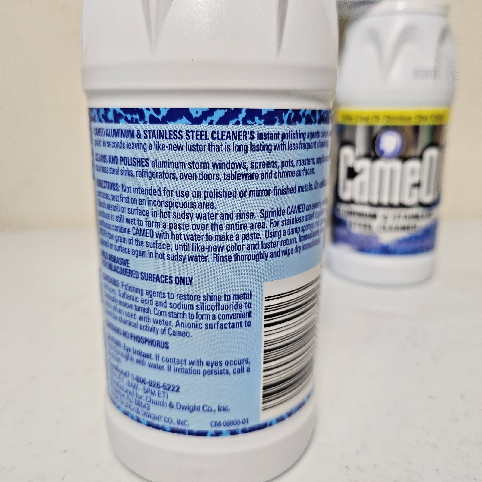 (6) Cameo Aluminum & Stainless Steel Cleaner 10oz Each Read Below