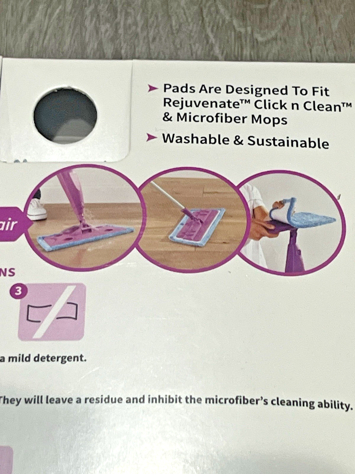 Rejuvenate Professional Wood Floor Restorer 32oz Satin with Microfiber Pad