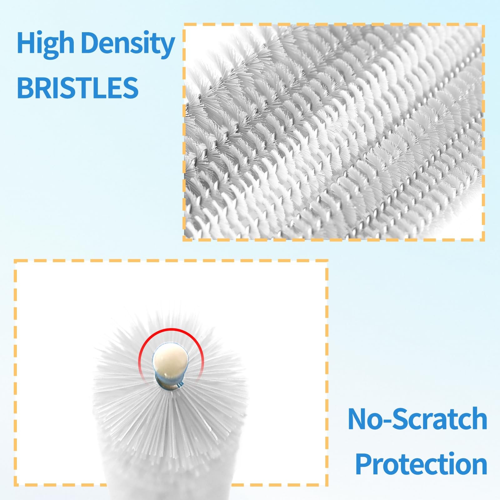 6 Pack Straw Cleaner Brush – 12.6 Inch Extra Long Straw Cleaners Different Si…