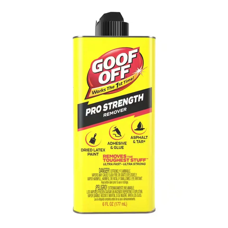 Goof Off Professional Strength Latex Paint and Adhesive Remover, 6 fl.oz(2 PACK)