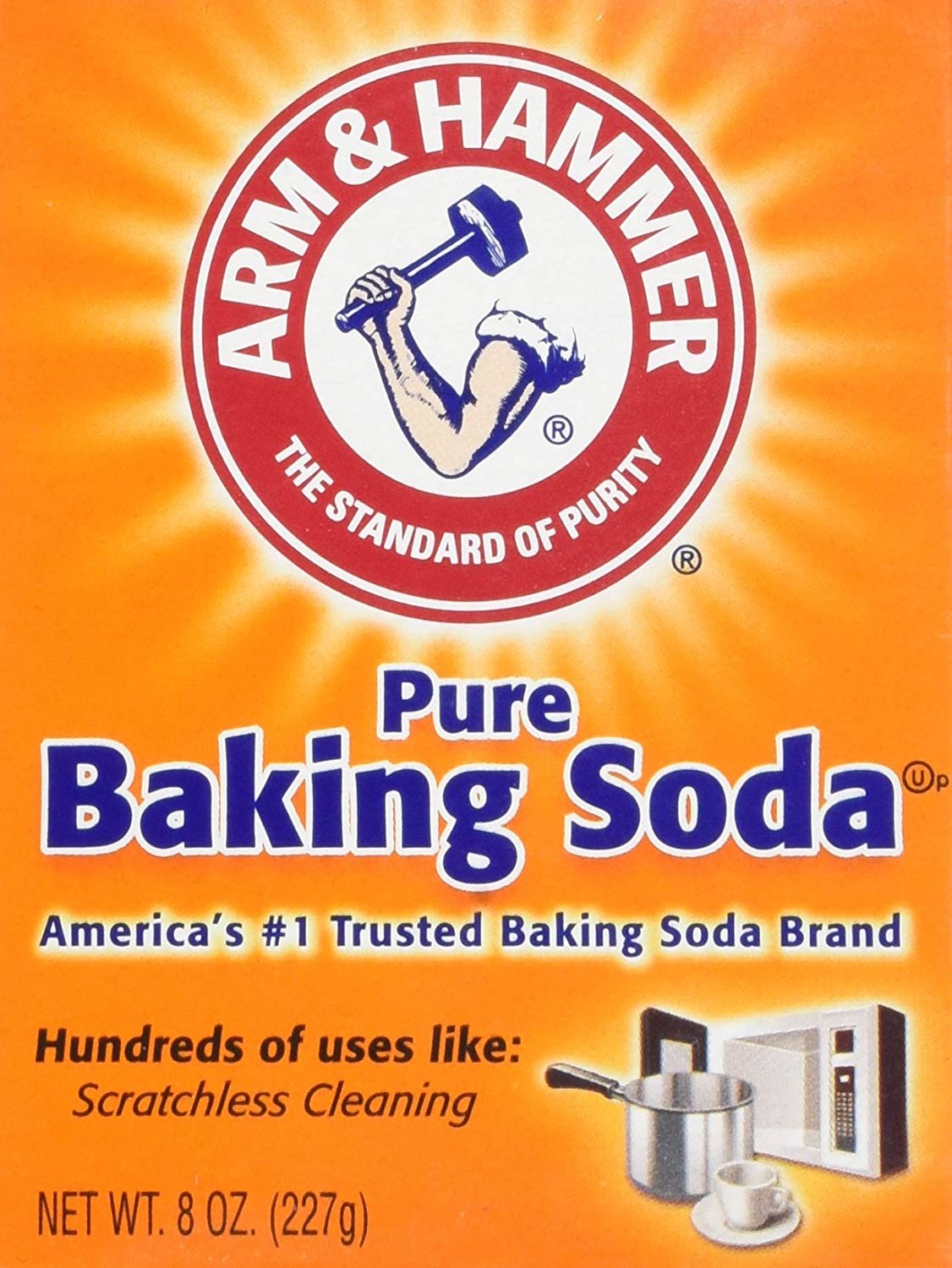 Arm & Hammer Pure Baking Soda, 8 Ounce