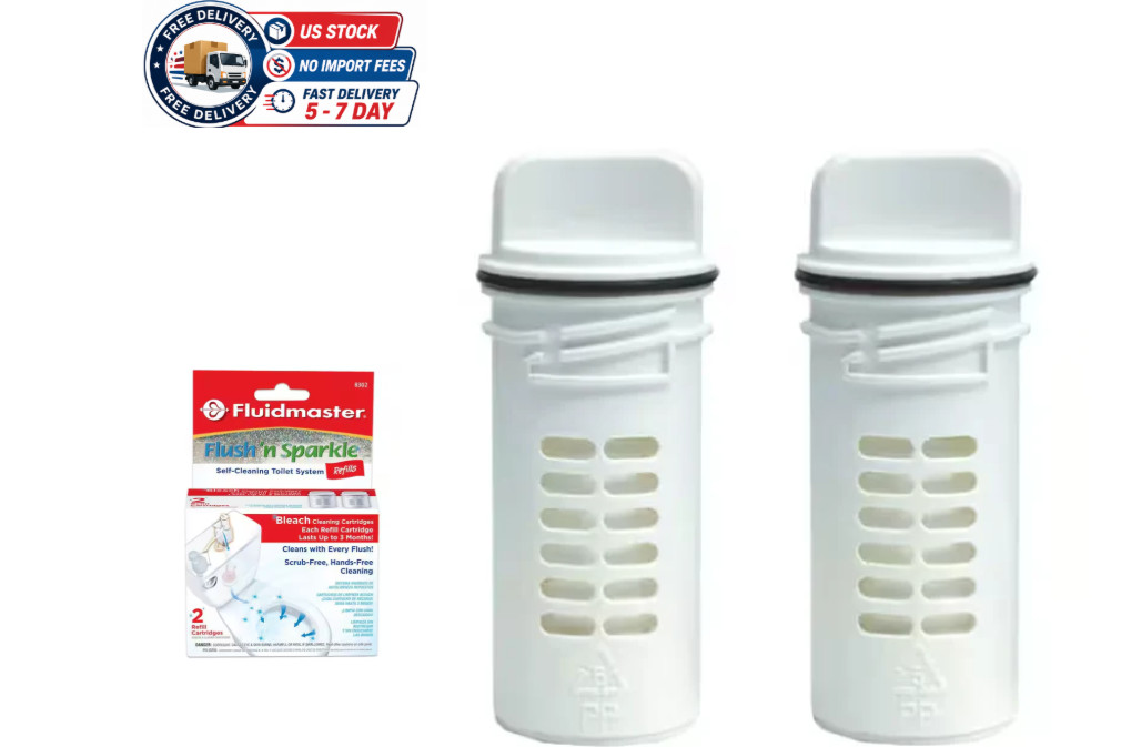 Flush ‘n Sparkle Automatic Toilet Cleaning System Bleach Refills (2-Pack)