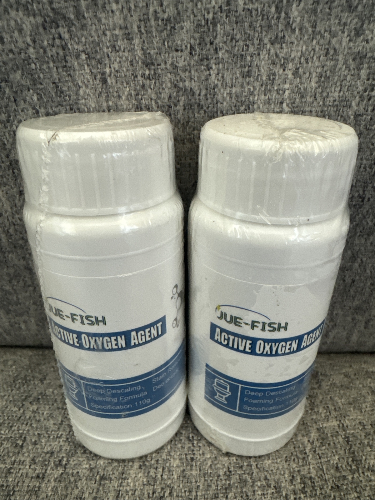 Lot of 2 – Multifunction Toilet Active Oxygen Agent 110g Cleaner Foam Powder