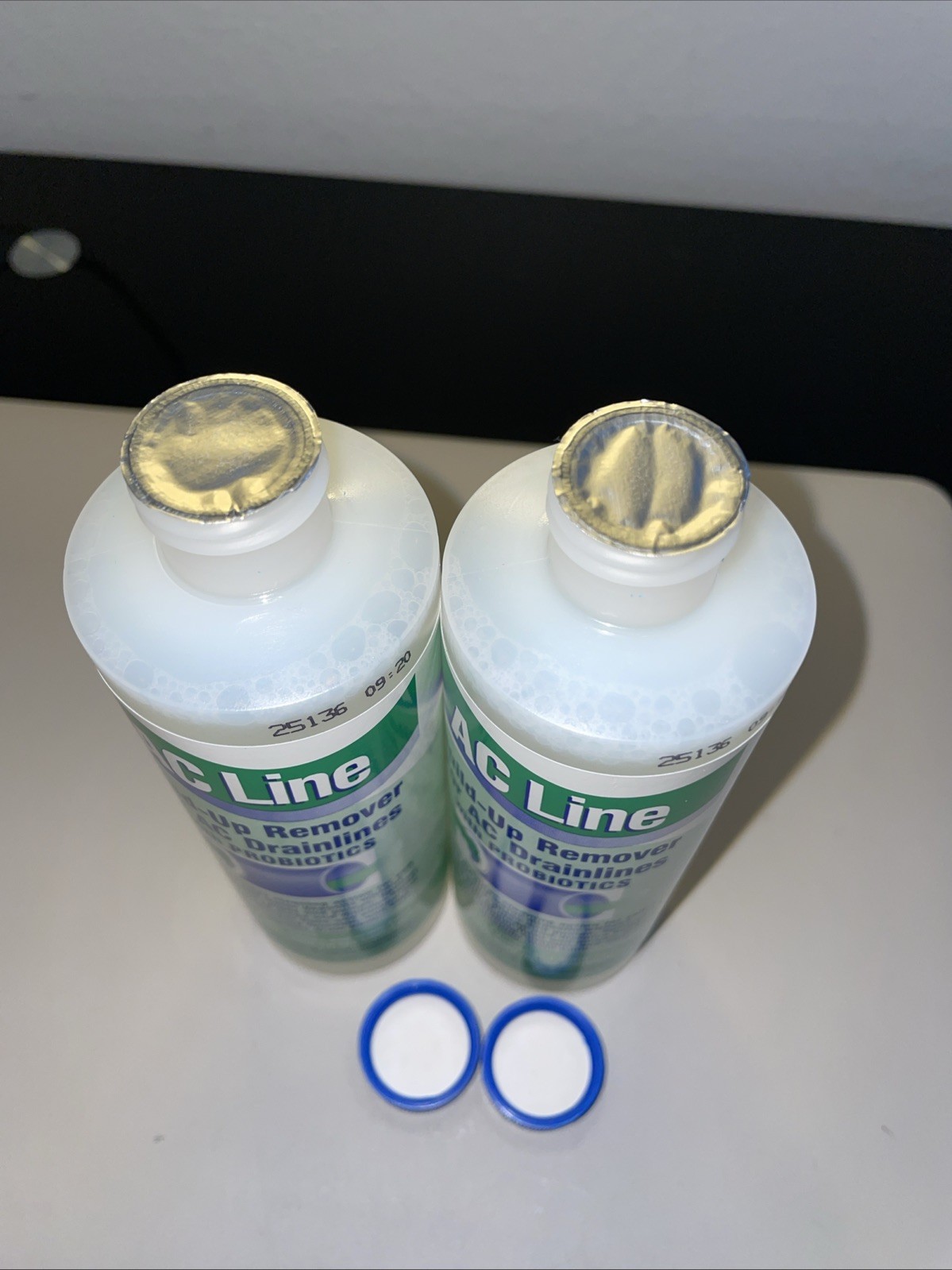 2 PACK AC Line Build-up Remover 6 Month Supply For AC Drainlines With Probiotic