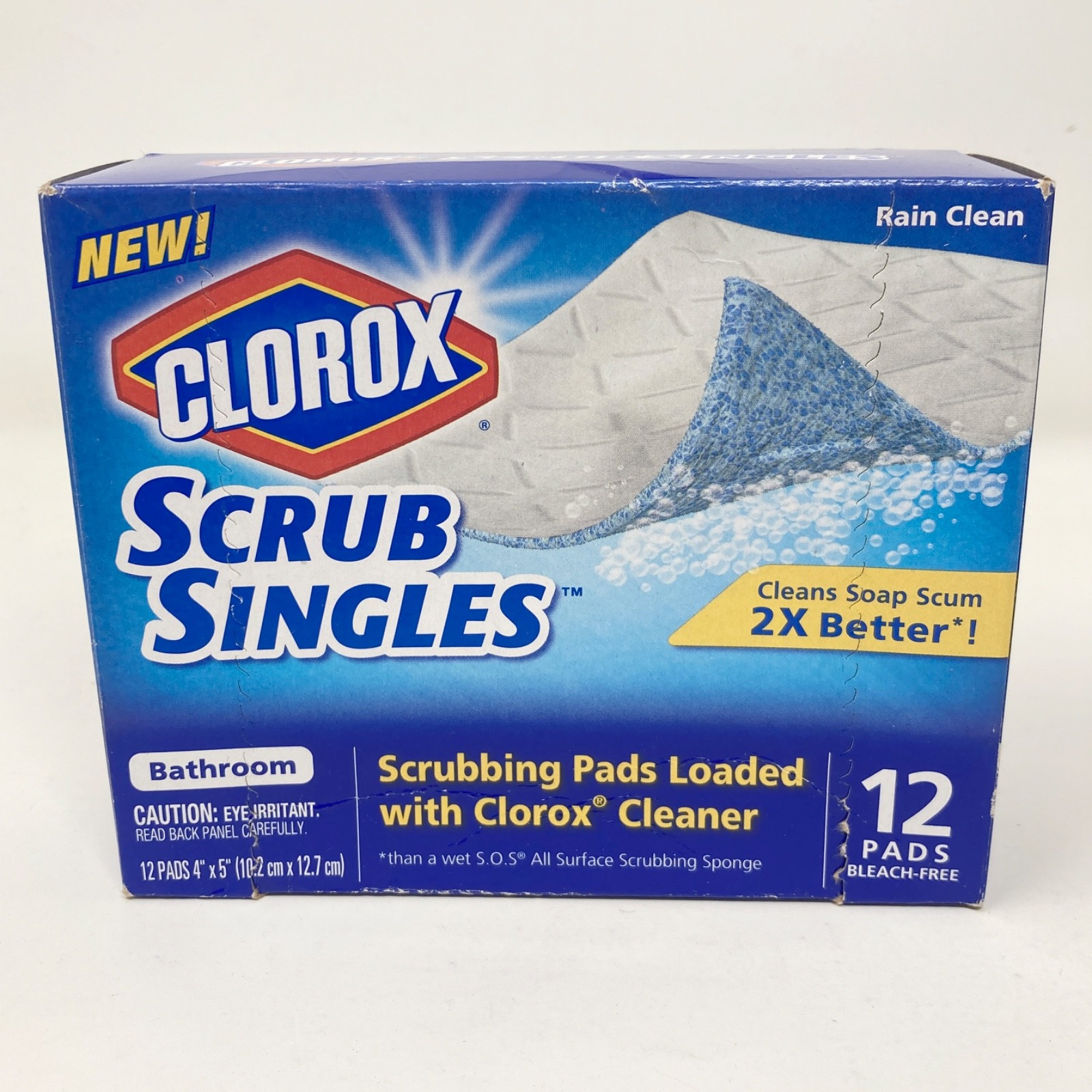 Clorox Scrub Singles 9 Pads (Open Box) Rain Clean Scent