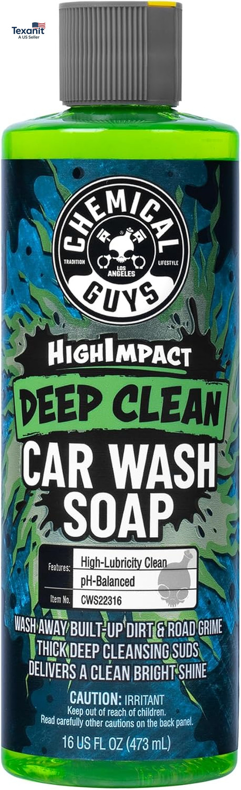 High Impact Car Wash Soap, Deep Cleaning Vehicle Shampoo with Thick High Lubrici