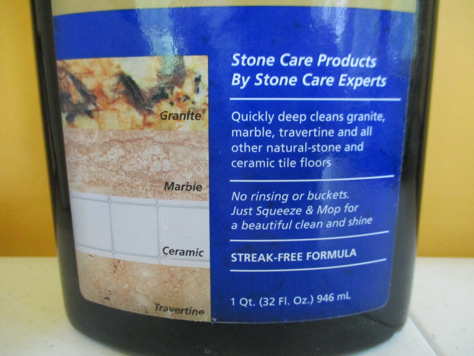 32 oz. Squeeze and Mop Floor Cleaner By Granite Gold Maintains shine