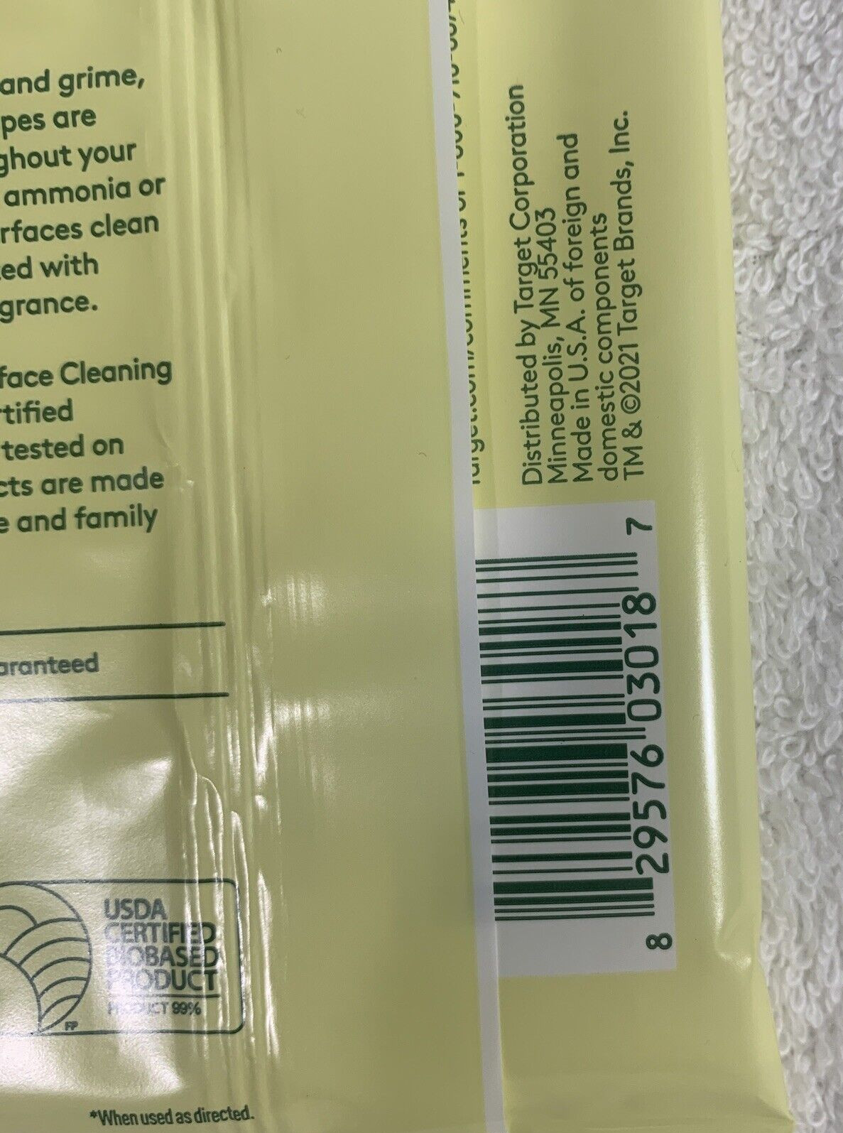 Ever Spring Multi-Surface Cleaning Wipes Lemon & Mint Scent- 10 Wipes- Lot Of 12