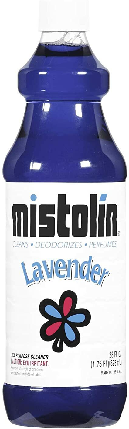 12 Pack Mistolin General All Purpose Cleaning Solution Lavender Scent 28 fl oz