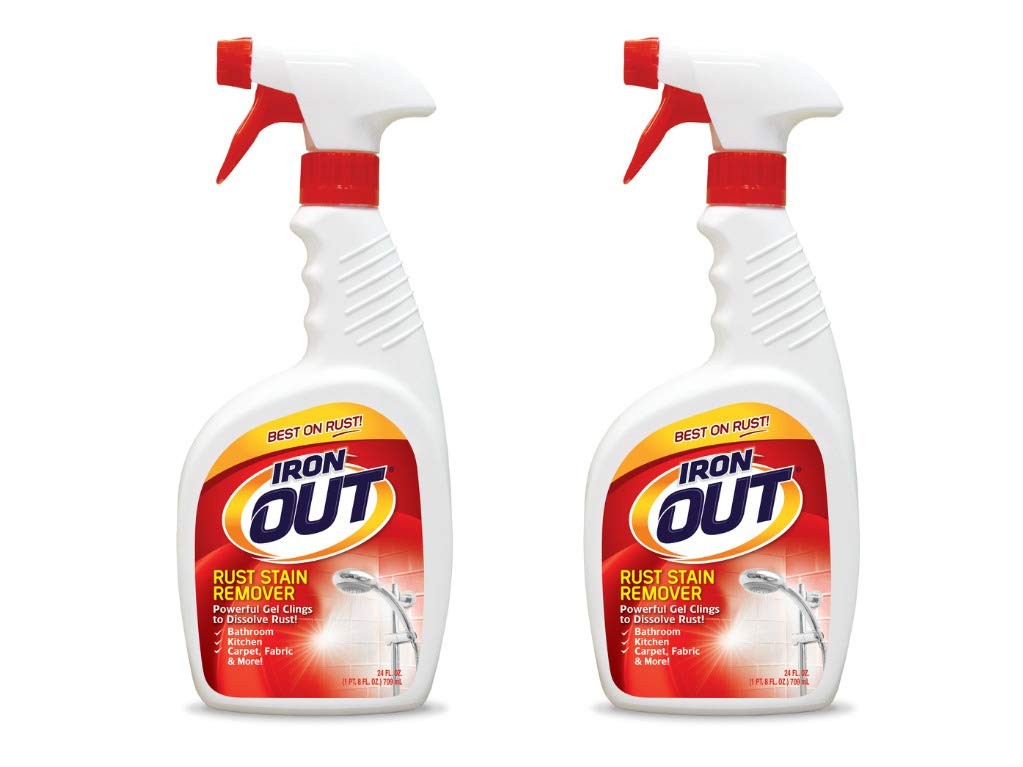 2 Pack 24 Fl Oz Rust Stain Remover Spray Bottles Surface Cleaner Detergent
