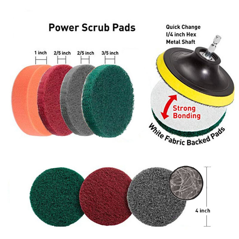 26Pc Car Detailing Brush Wash Auto Engine for Drill Wheel Clean Set Perfect Gift