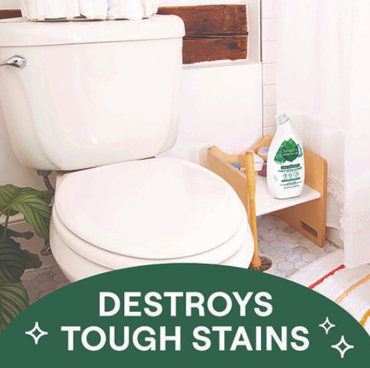 Seventh Generation Toilet Bowl Cleaner, Fresh Mint Scent, 24 oz Bottle, 4/Carton