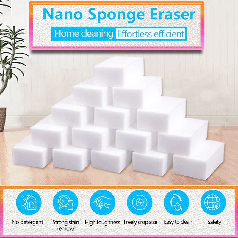 10-100X Nano Sponge Wipe Eraser Cleaning Melamine Multi-functional Foam Cleaner