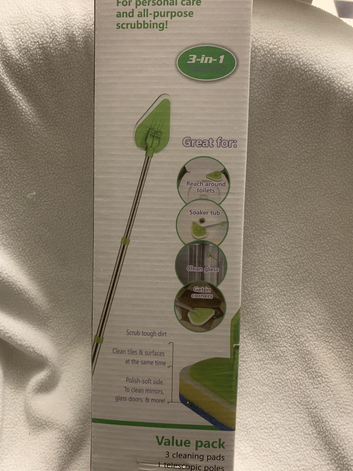 Shower Scrubber/Bathroom Scrubber/Bathtub Cleaner and Kitchen