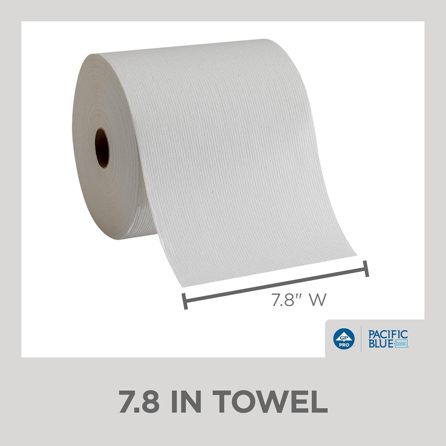 Pacific Blue Basic Recycled Paper Towel Rolls by GP PRO (Georgia-Pacific), Whi