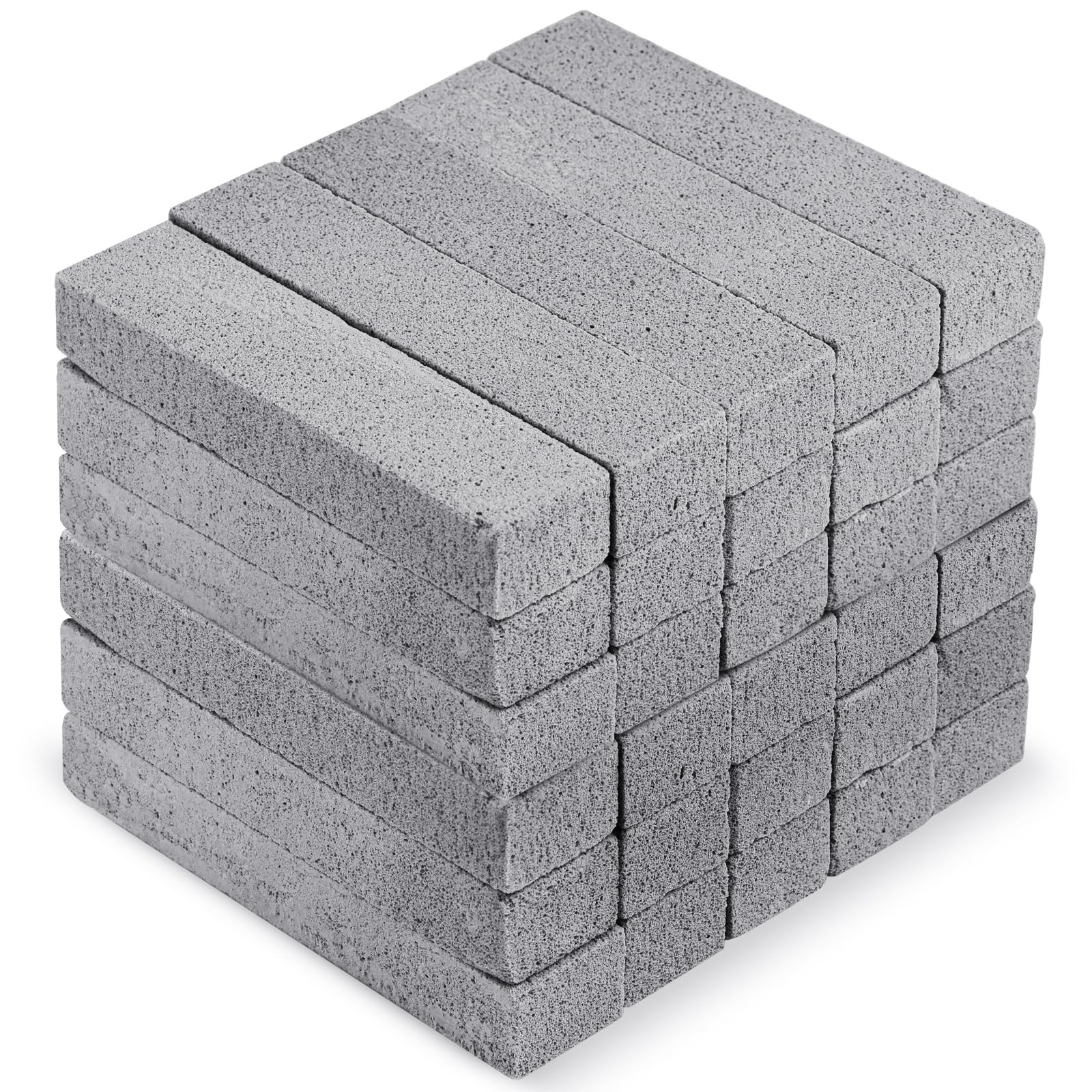 Pumice Stones Grey Bulk Pack 90 Pack 5.9 x 1.4 x 0.9 Inch Toilet Cleaner