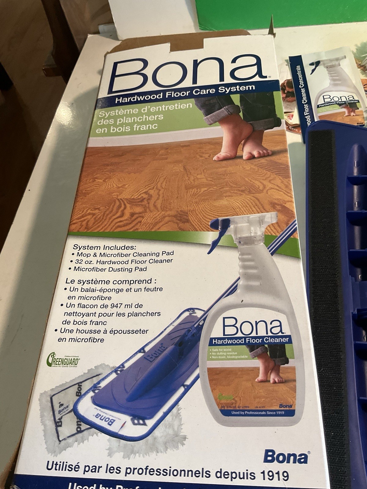 Bona Hardwood Floor Care Kit Hardwood Hard-Surface Floors 36oz Cleaner