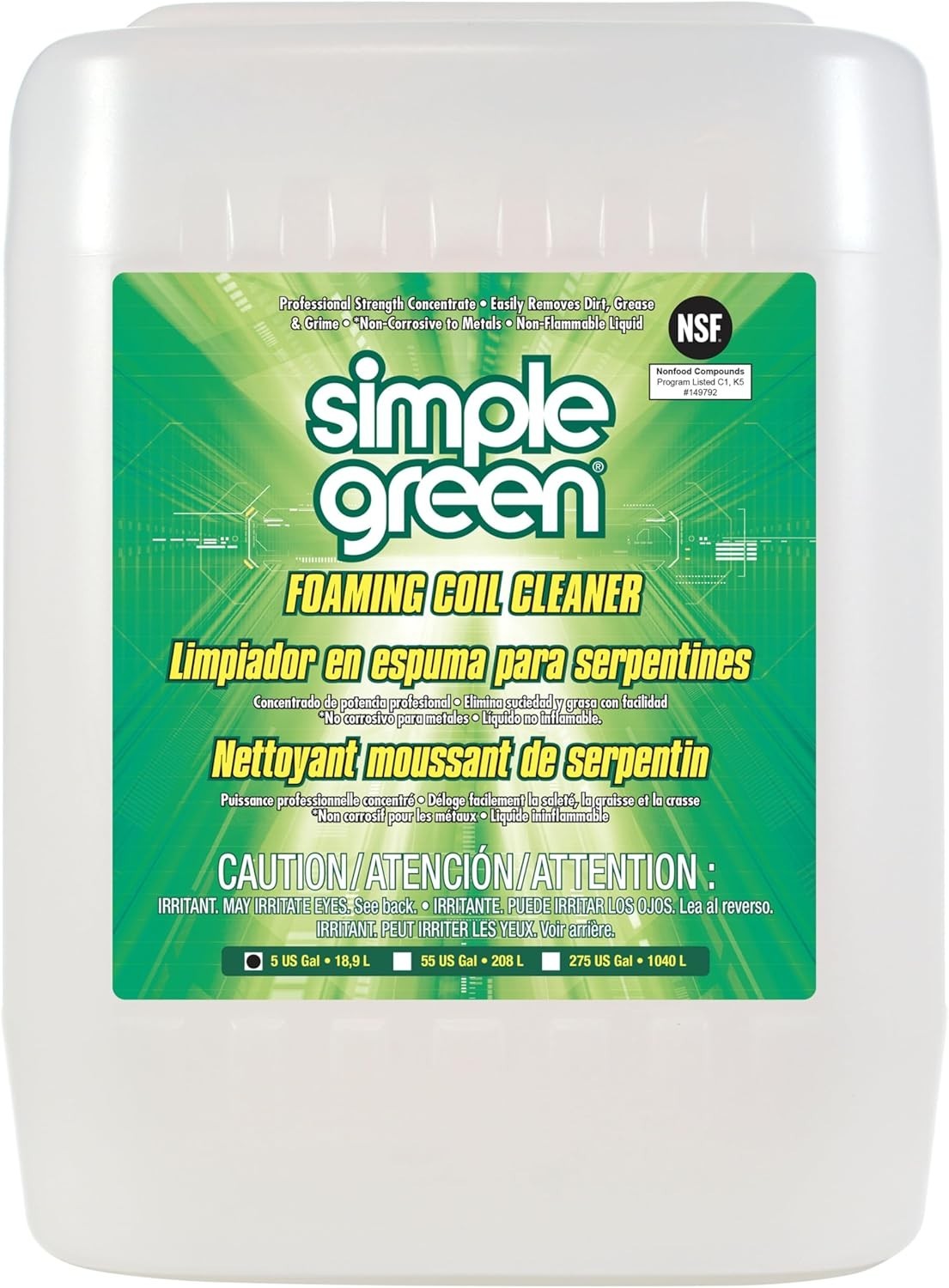 Foaming Coil Cleaner 5 Gallon