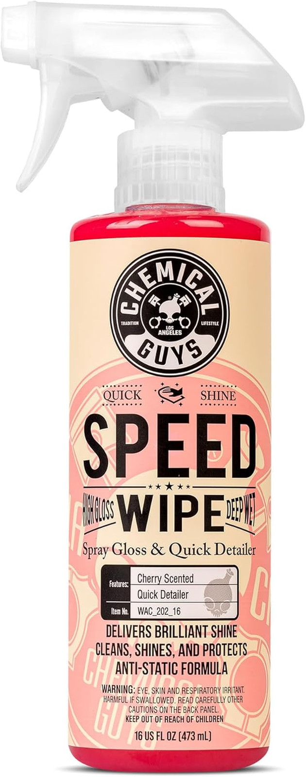 Speed Wipe Quick Detailer – High Gloss, Streak-Free Shine, Detail Spray for Cars