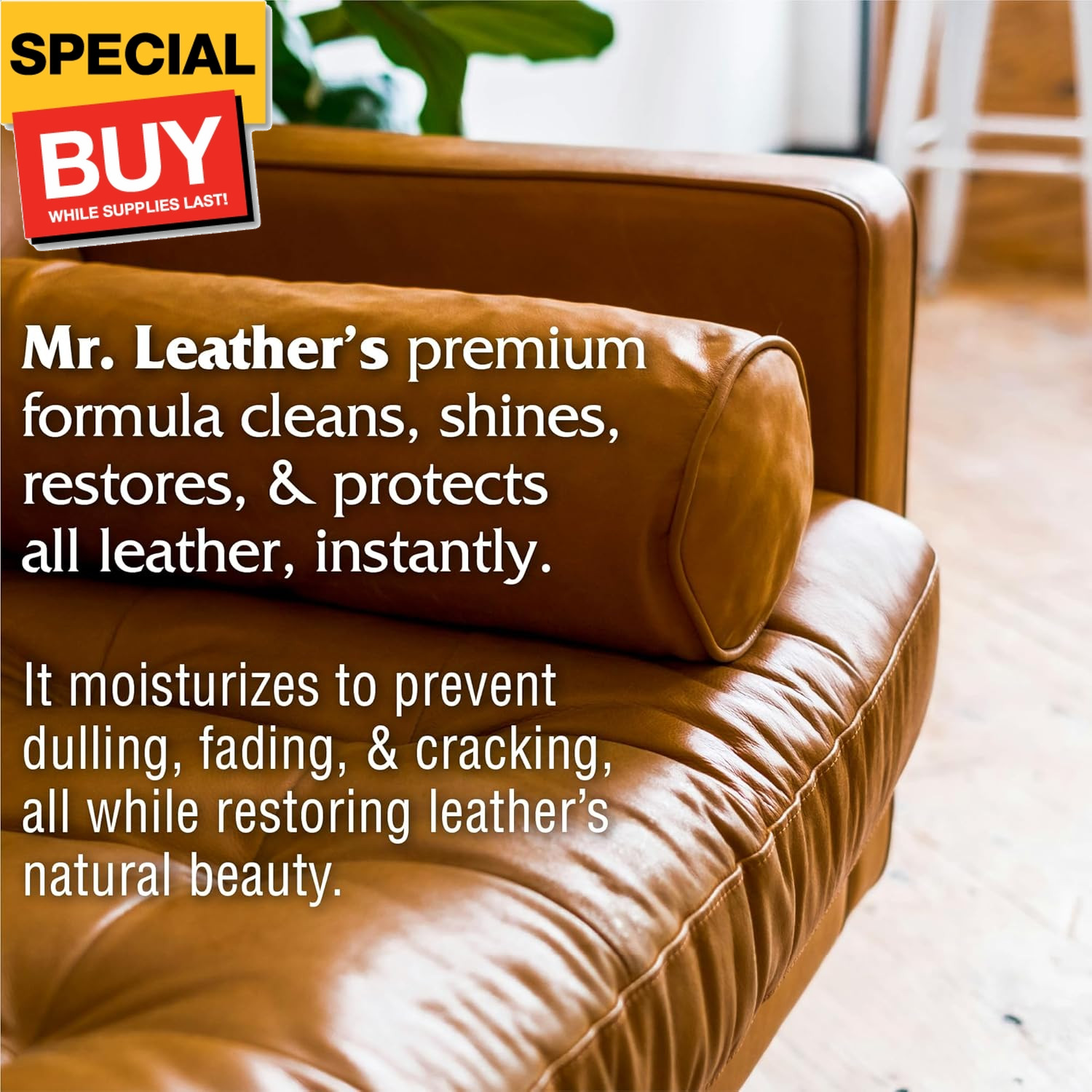 Cleaner and Conditioner – Enriched Leather Conditioner – Leather Protector Liqui