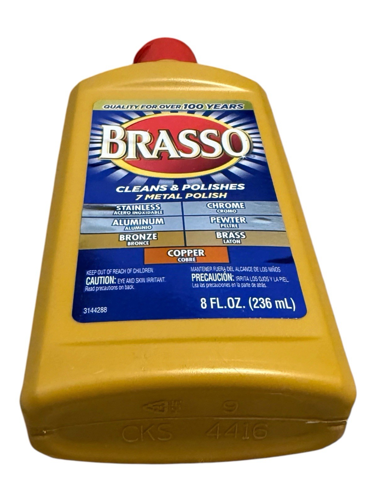Brasso Metal Polish (7-Pack) Cleans Chrome, Brass, Pewter, Bronze (7x 8 oz)