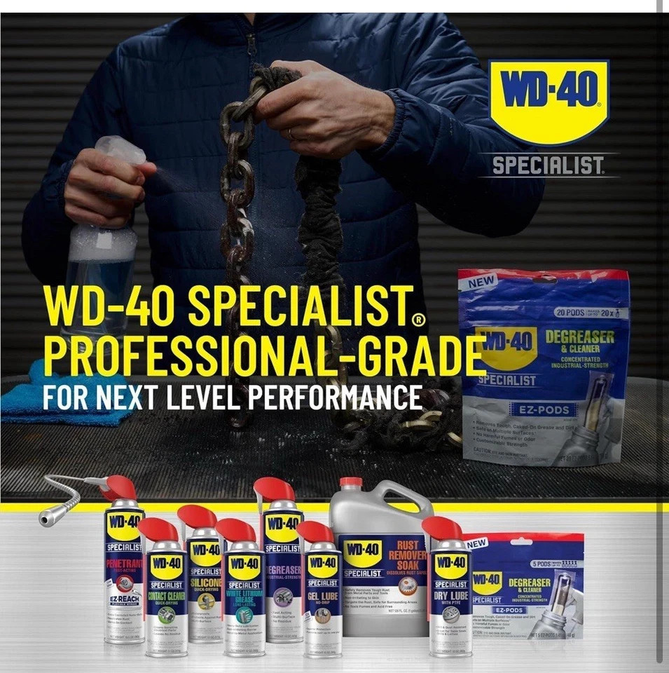 WD-40 Degreaser Cleaner EZ PODS Multi Surface Cleaning 6 PACKS x 5 = 30 TOTAL