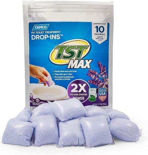 TST MAX RV Toilet Treatment Drop-INs Scent: LavenderSize: 10 Count (Pack of 1)