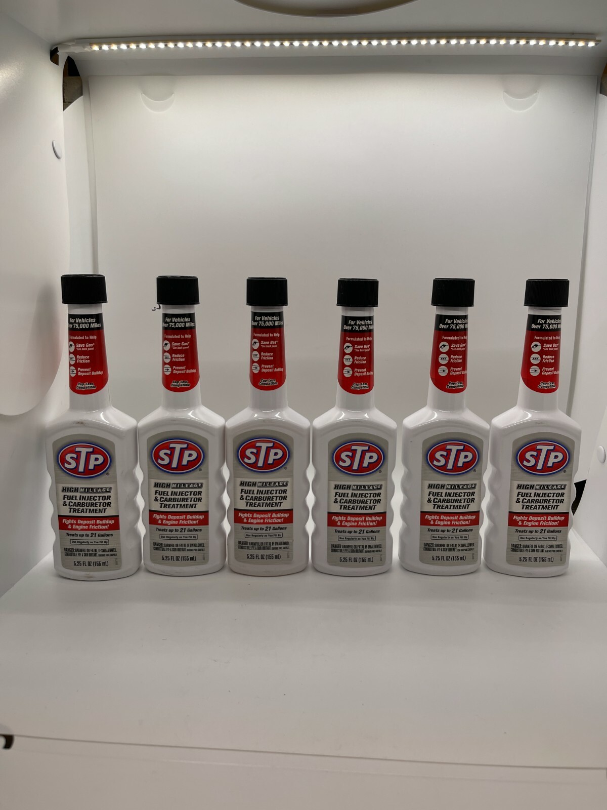STP High Mileage Fuel Injector & Carburetor Treatment – 5.25 fl oz (155 mL) NEW!