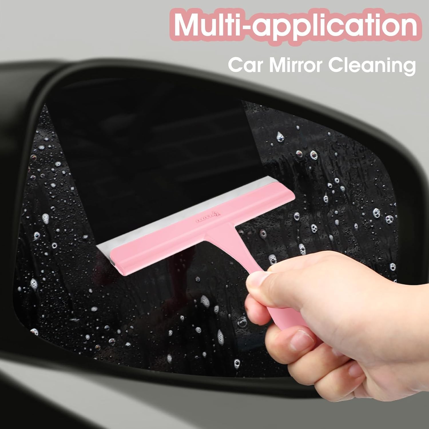 5″ Silicone Shower Squeegee for Glass Doors & Car Windows – Small & Mini Size