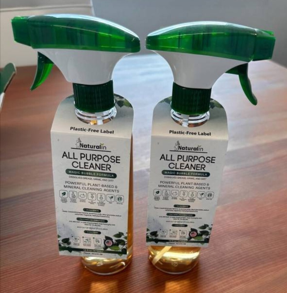 Naturalin Cleaner All Purpose Cleaner Magic Bubble Formula