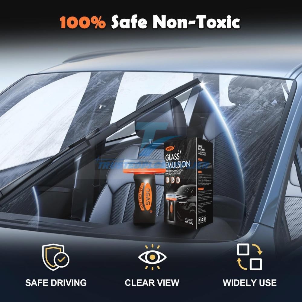 2Pack 100g Handle Oil Film Remover&Windshield Cleaner For Cars Window