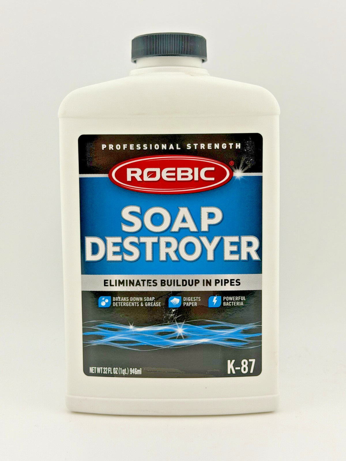 Roebic 32 Oz. Soap Destroyer Drain Opener & Cleaner Professional Strength