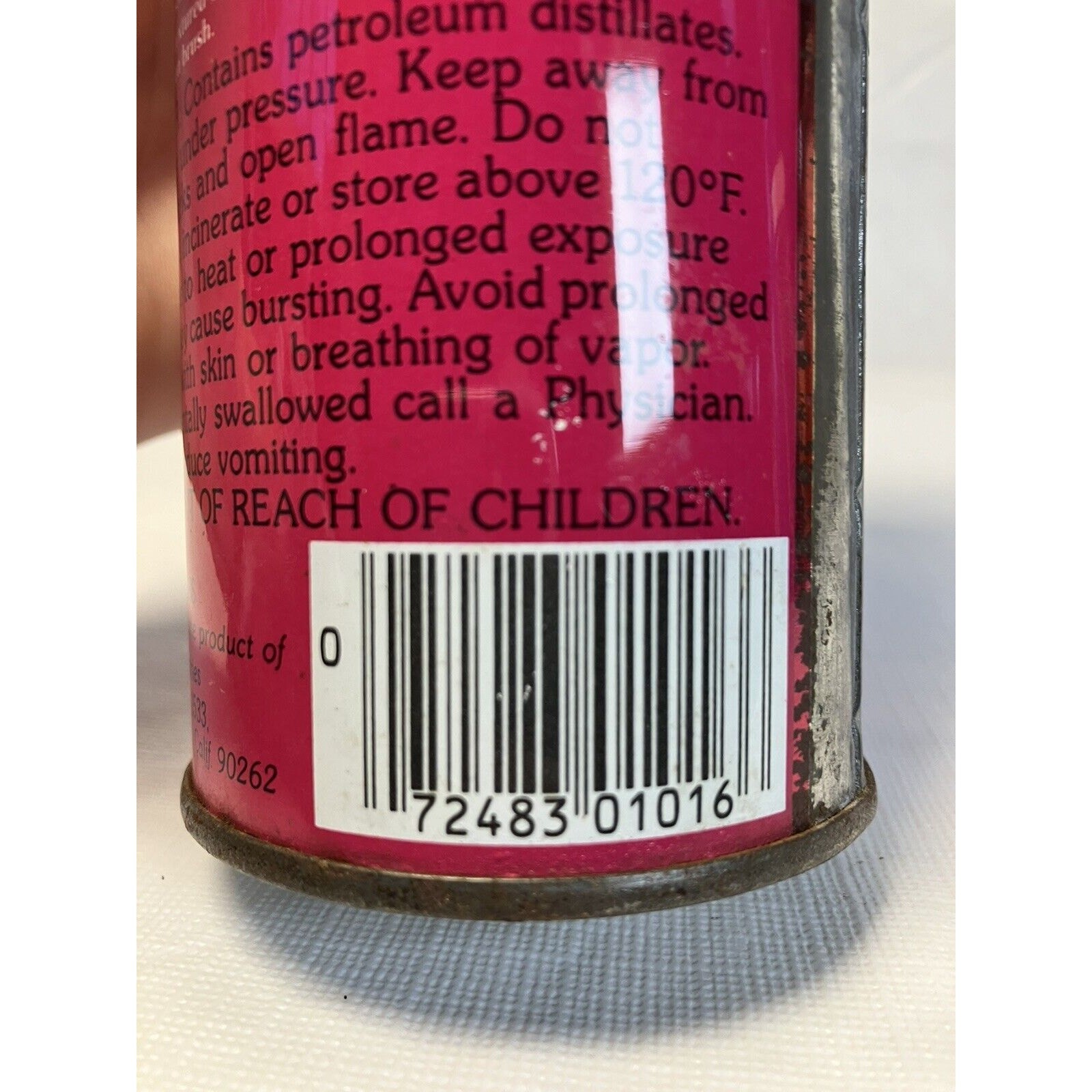 Original Gel Gloss Kitchen and Bath Polish and Protector 12oz. Aerosol Can Pink