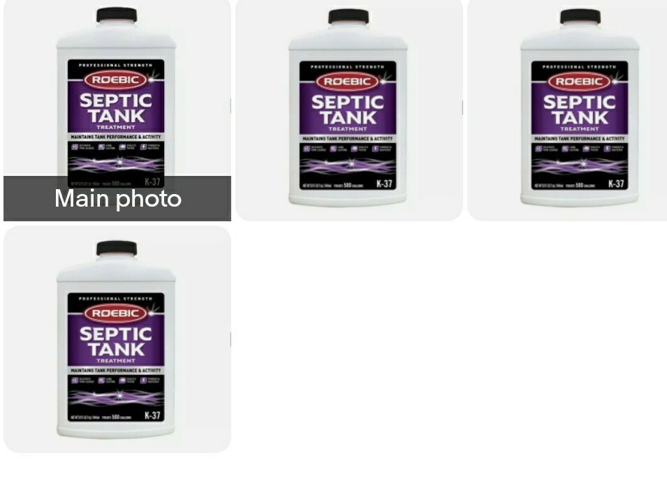 4 Bottles Roebic Septic Tank Treatment 32 Oz Bottles
