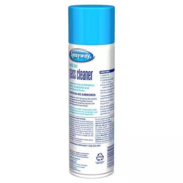 Sprayway 23oz Glass Cleaner Foaming Action Ammonia Free Formula No-Streak Shine