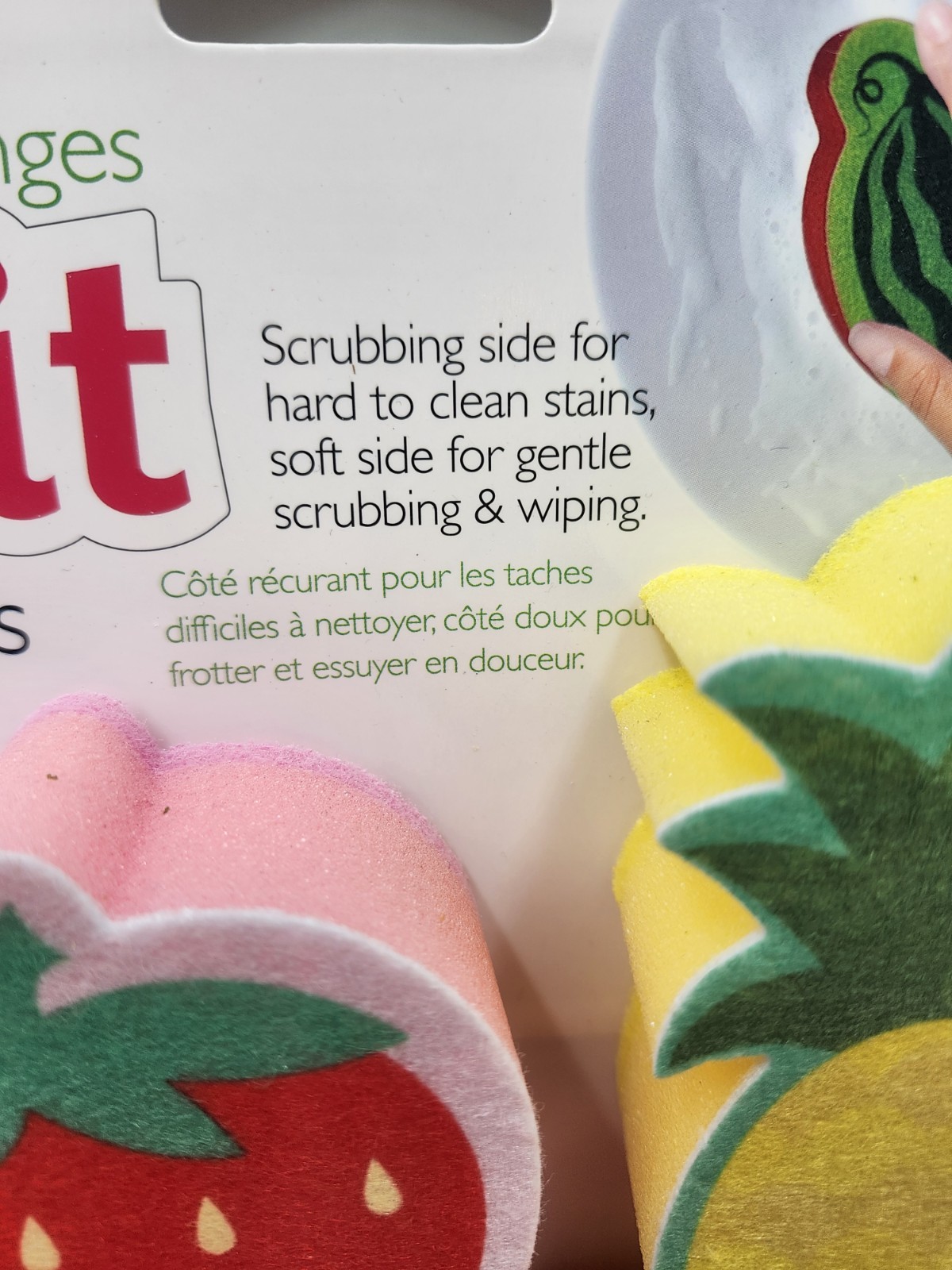 Joie Fruit Sponges, 6 Pack – 10.5×6.2x3cm New