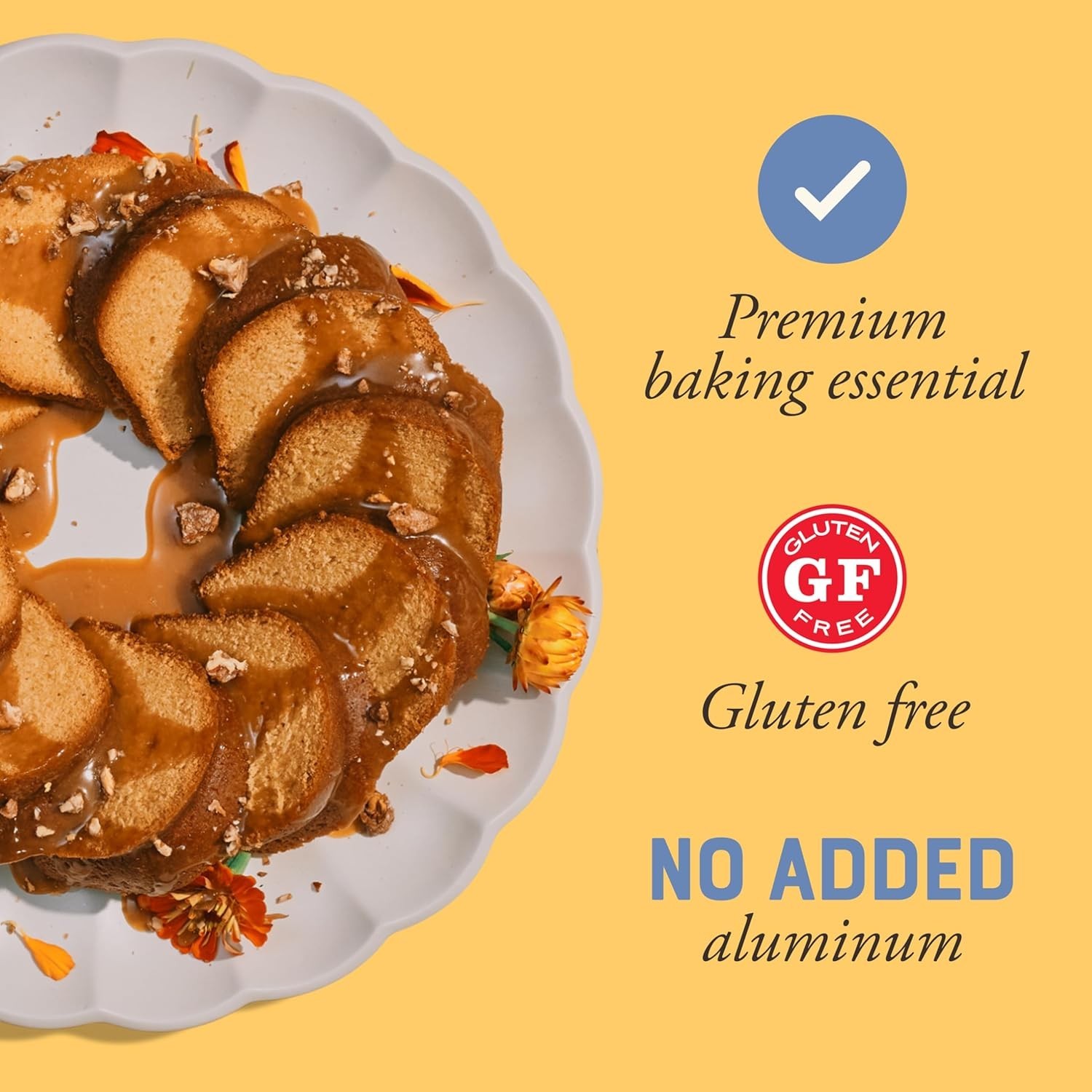 Baking Soda – 1 Pound Pack of 4, Non GMO, Gluten Free, , Kosher, Paleo Friendly