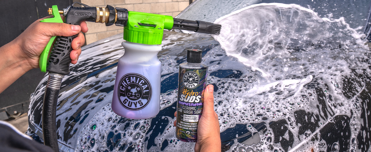 HydroSuds Ceramic, Shine High Foaming Car Wash Soap – Foam Cannon Soap, Works