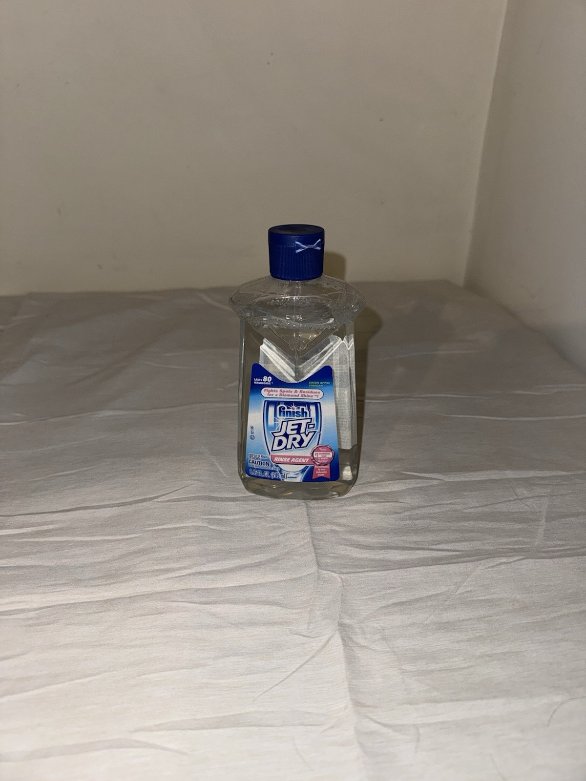 Finish Jet Dry Rinse Aid Agent Green Apple Vinegar 8.45 Fl Oz Discontinued