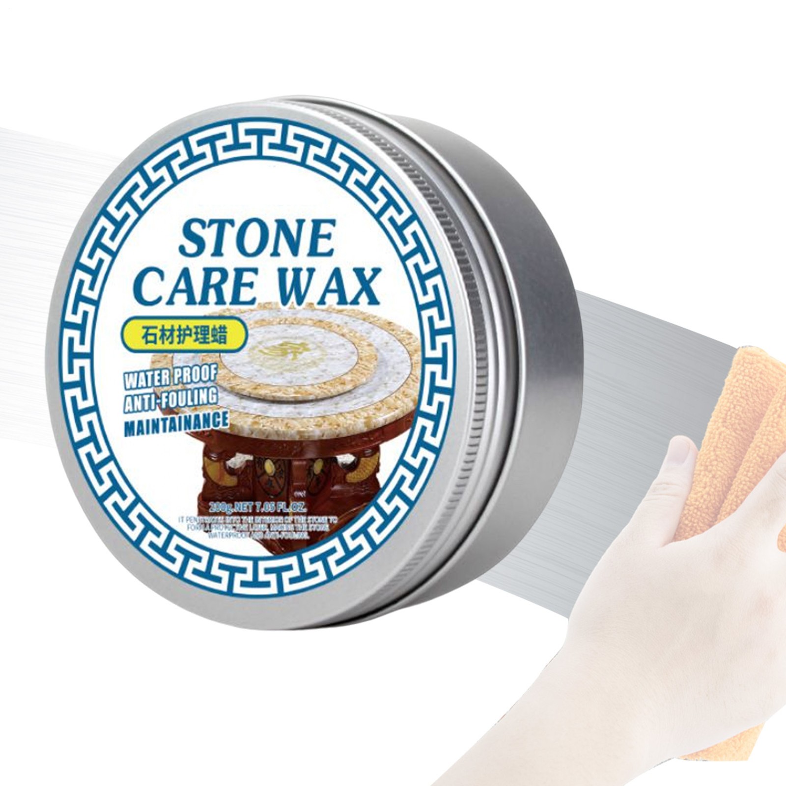 Stone Wax Polish 200g Stone Maintenance Wax Stone Restoration Wax Stone Care Wax