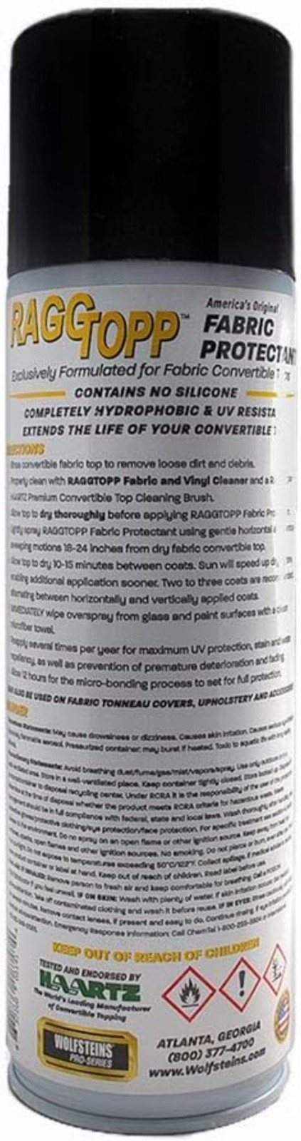 2141 Convertible Top Fabric Protectant