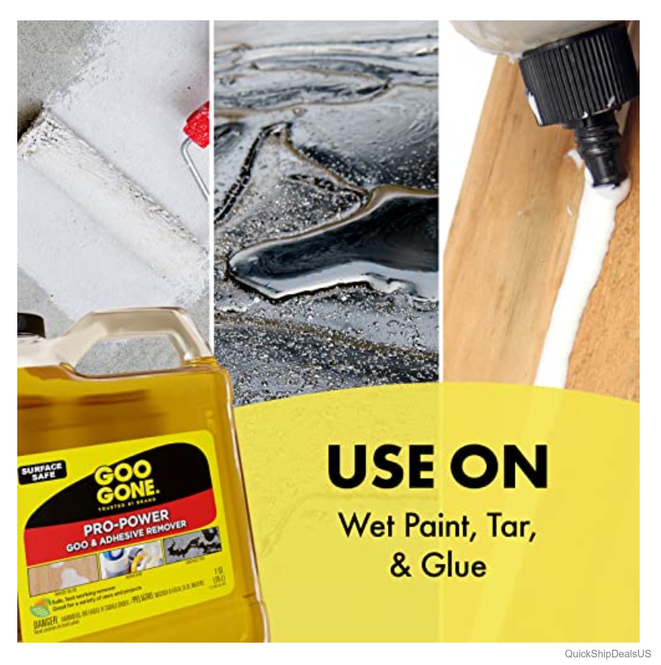 Professional Strength Adhesive Remover 32 oz Dissolves Tape Caulk Glue Grease