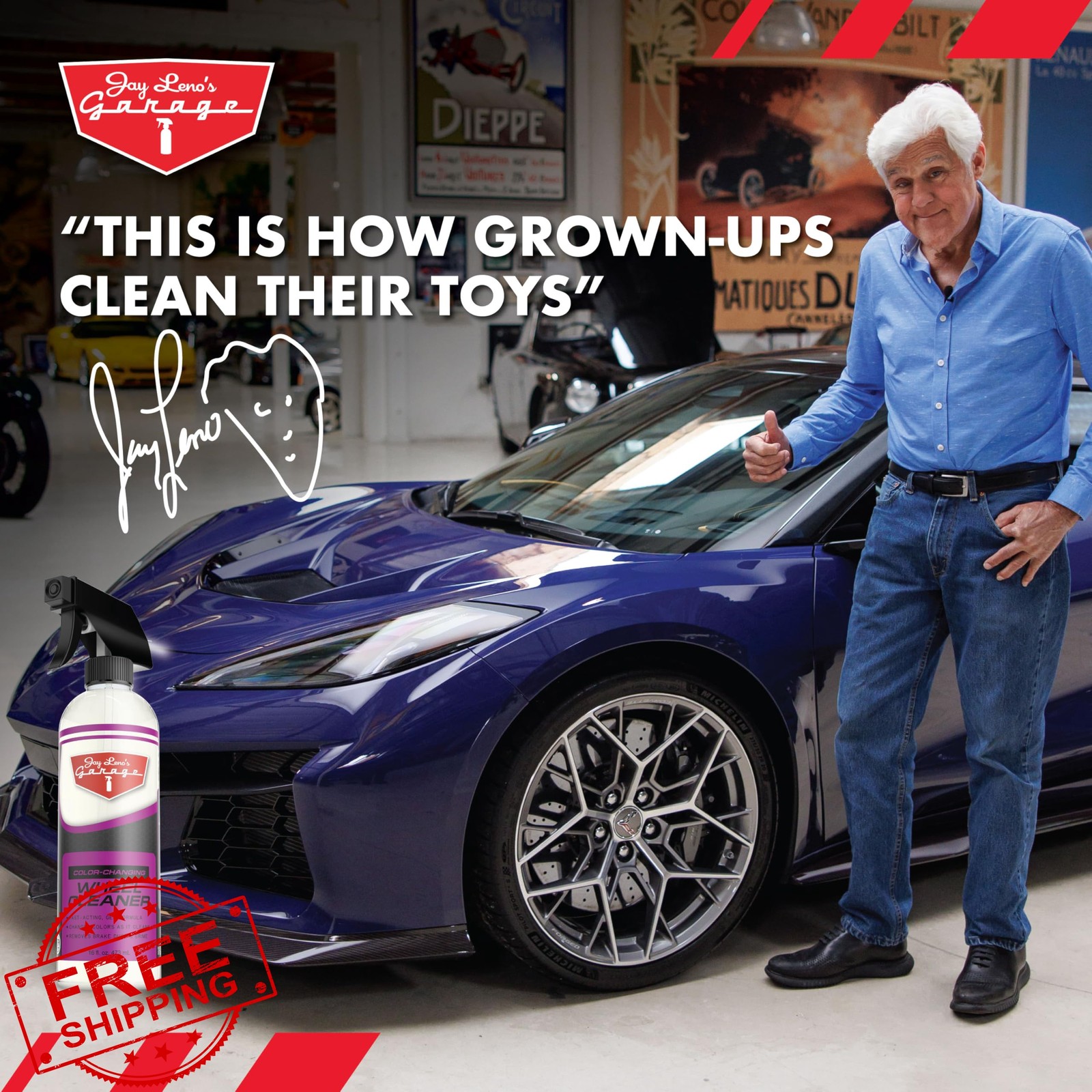 Jay Leno’s Garage Wheel Cleaner Brake Dust Remover