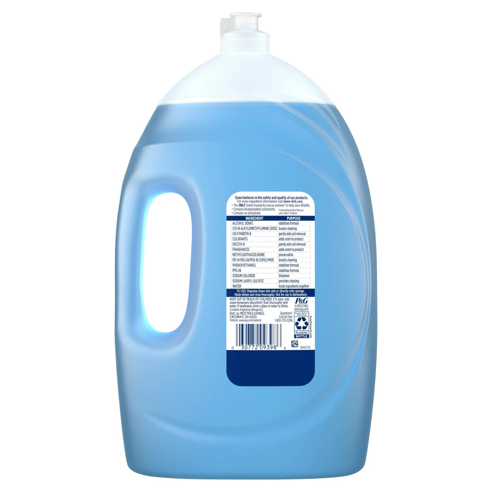 4P Dawn Ultra Dish Soap Liquid, Dishwashing Liquid, Grease Removal Original 70oz