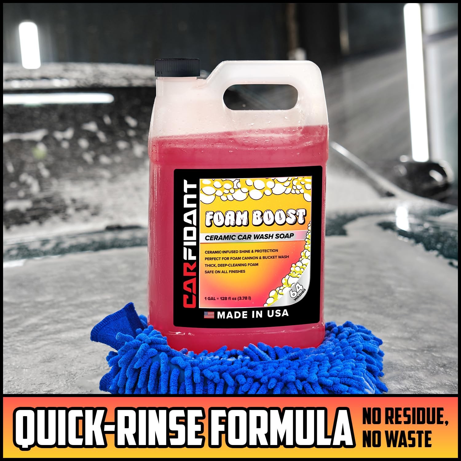 Foam Boost Off-Road & ATV Wash Soap – Heavy Duty pH-Balanced Car Wash for Tru…