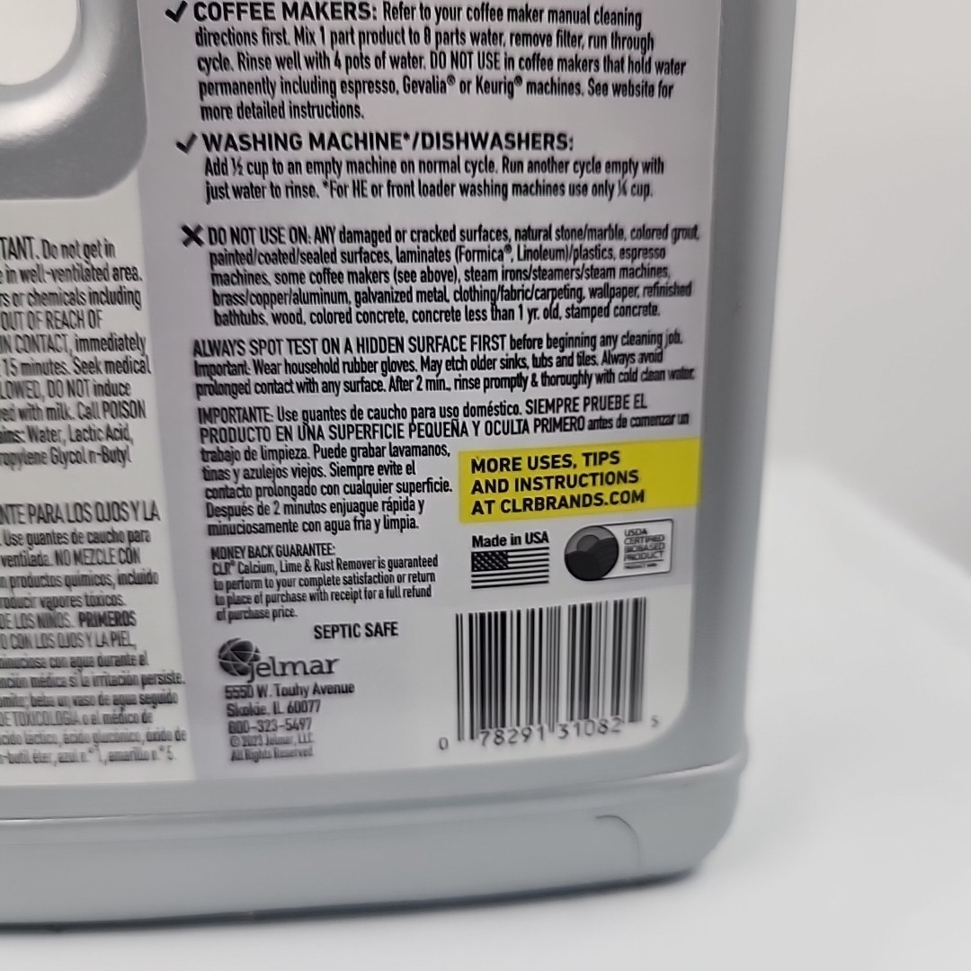 CLR Calcium Lime & Rust Remover Liquid, 28 fl oz