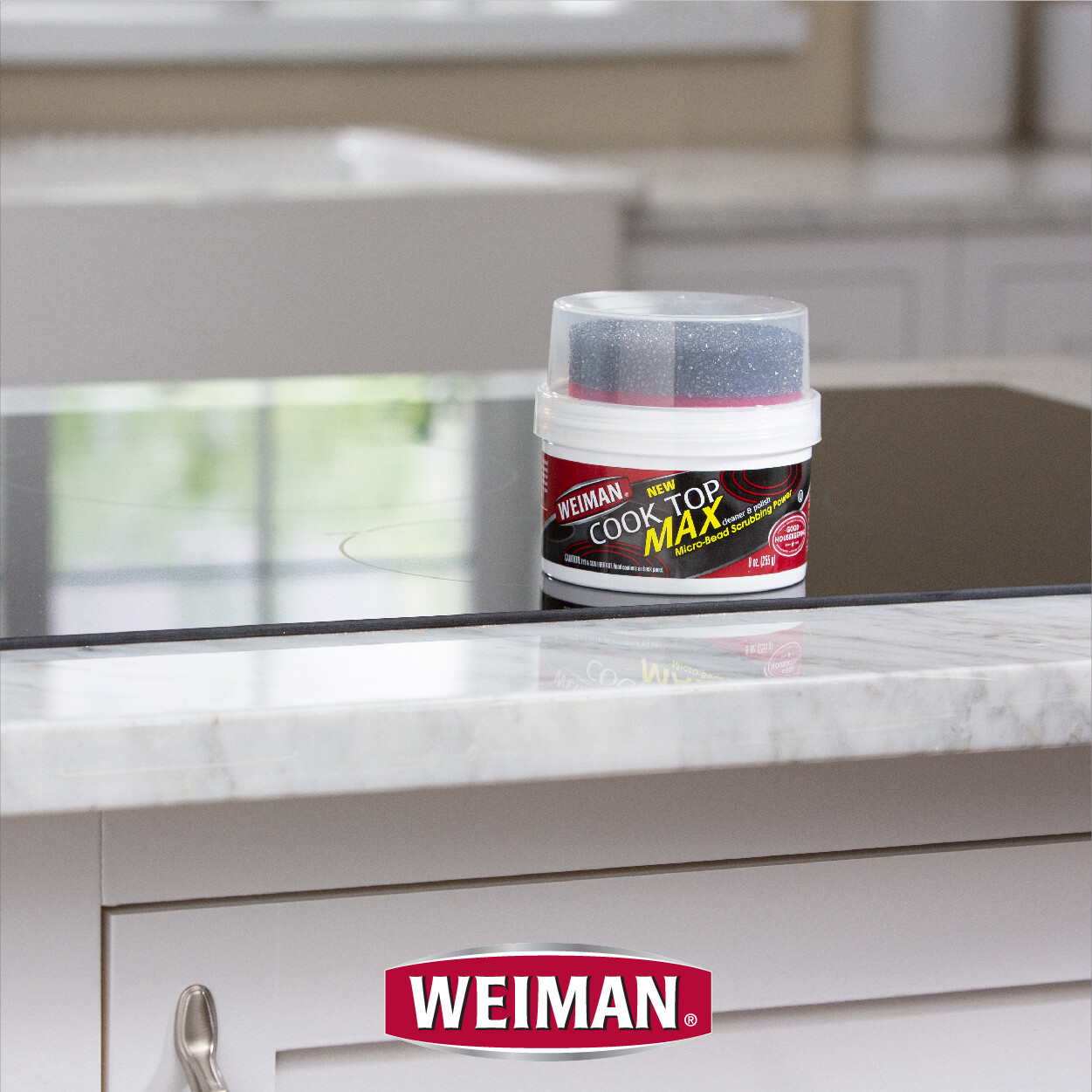 WEIMAN GLASS COOK TOP MAX Heavy Duty CLEANER & POLISH Shine Protect RANGE TOP