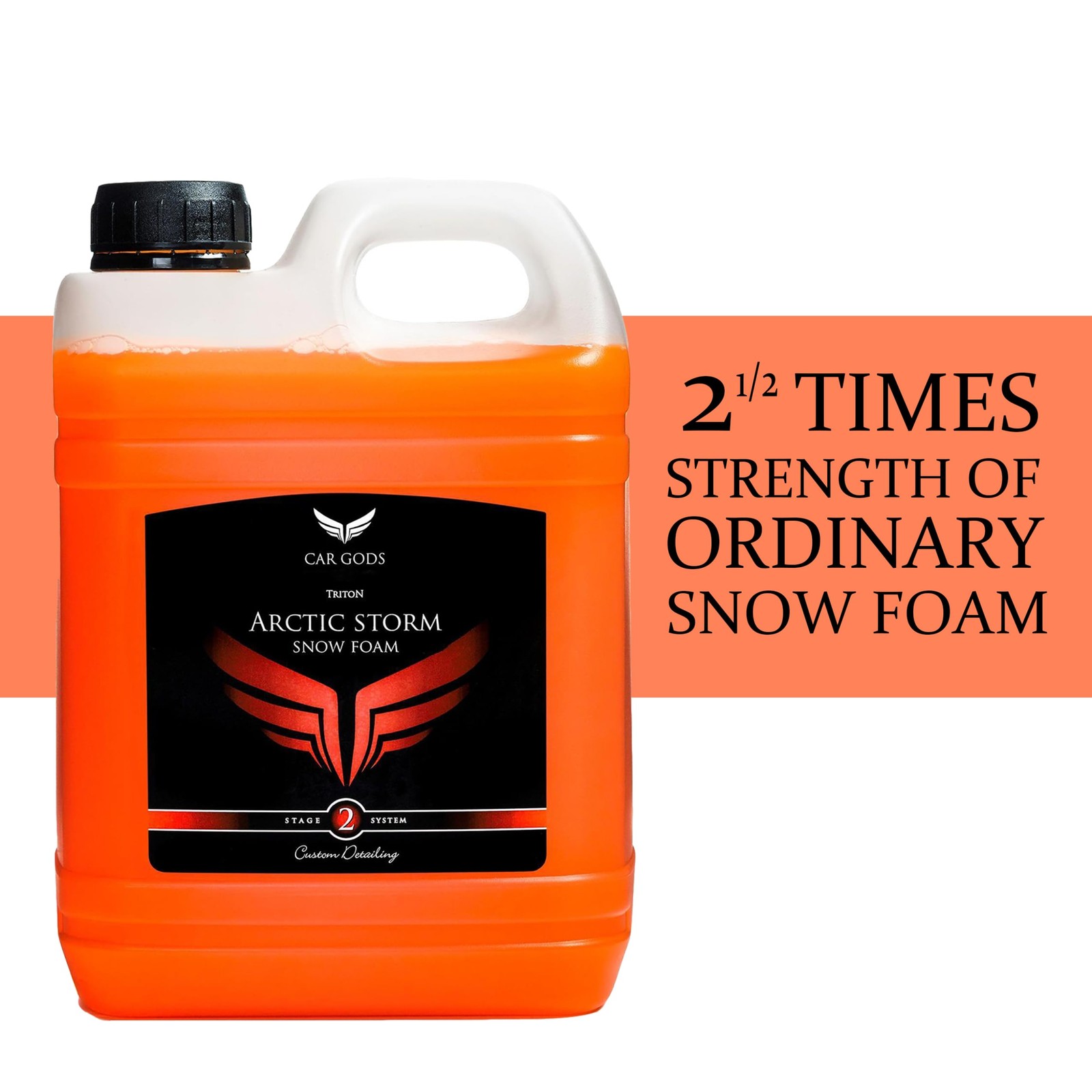 Arctic Storm Super Thick Snow Foam Shampoo Orange Scent 85 Fl Oz
