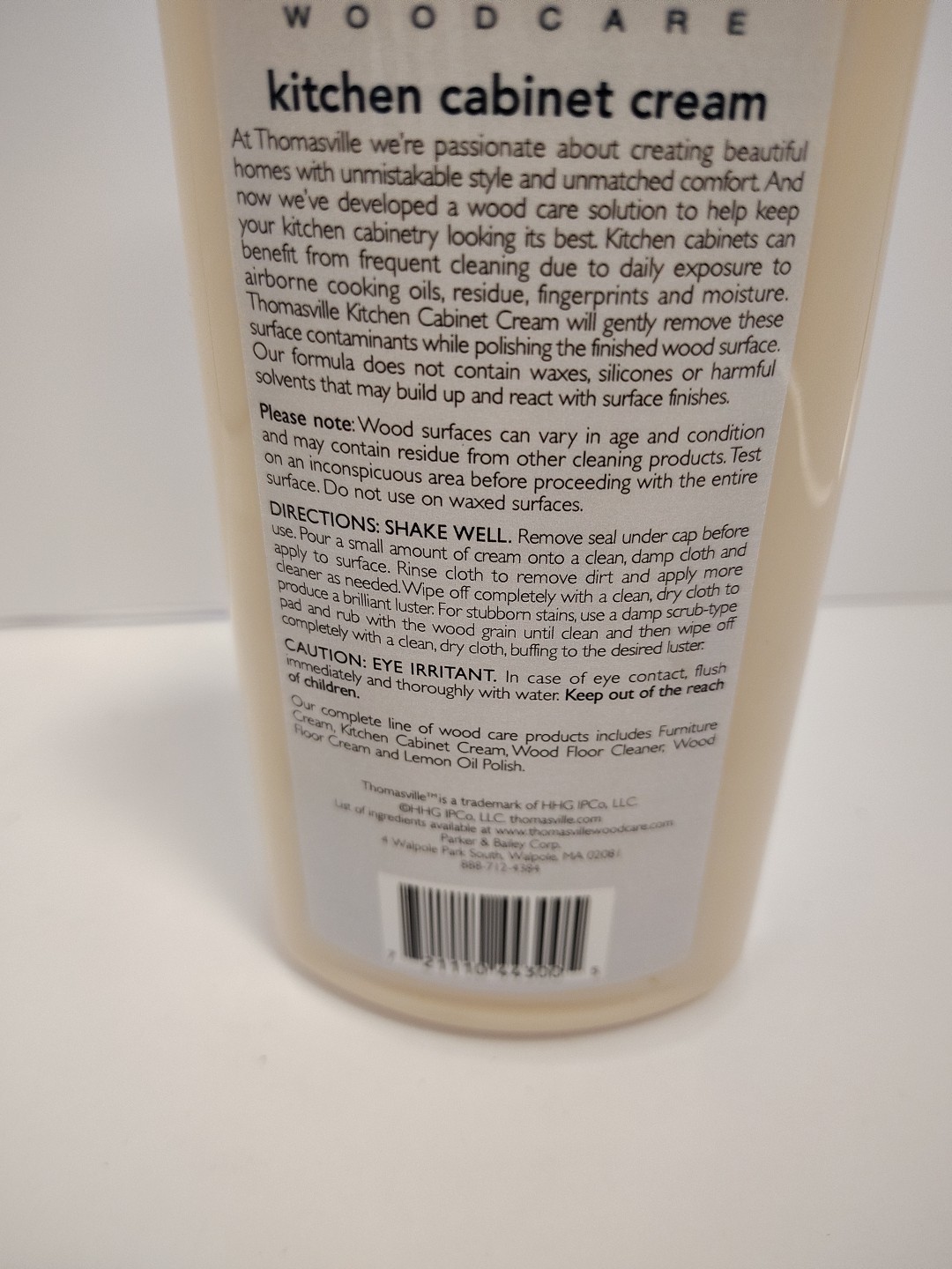 THOMASVILLE Woodcare Furniture Cream Cleans & Polishes 12 fl. oz