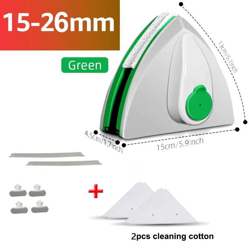 Double Sided Magnetic Glass Window Cleaner Tool Automatic Drainage Wiper New US